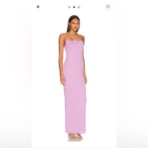 CAMILA COELHO Angie Maxi Dress in Soft Lavender